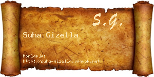 Suha Gizella névjegykártya